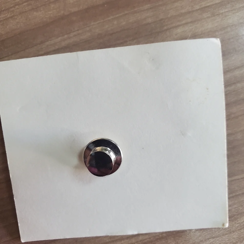 925 Sterling Silver Football Tie Pin Artist Signed